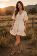 Prairie Petal Ruffle Dress