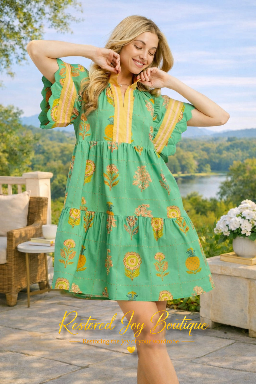 The Mint Meadow Muse Dress
