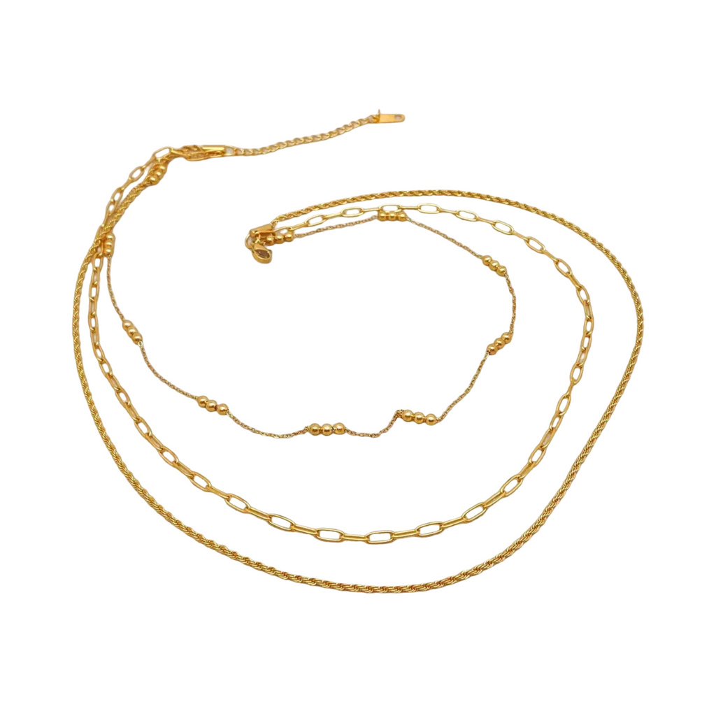 Golden Boho x 3 chain