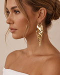 18K Gold Plated Waterfall Earrings