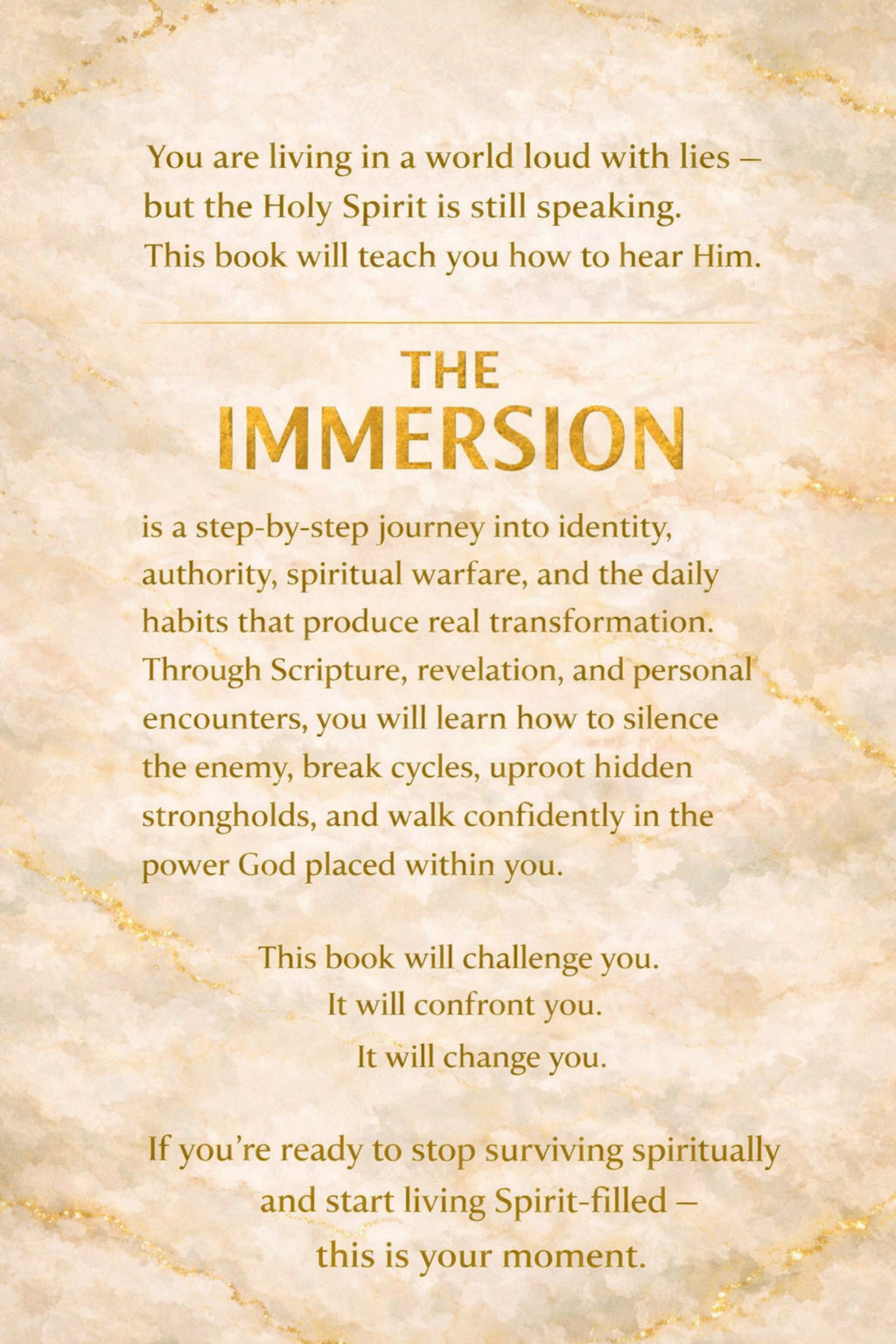 The Immersion by Hollie Boyette