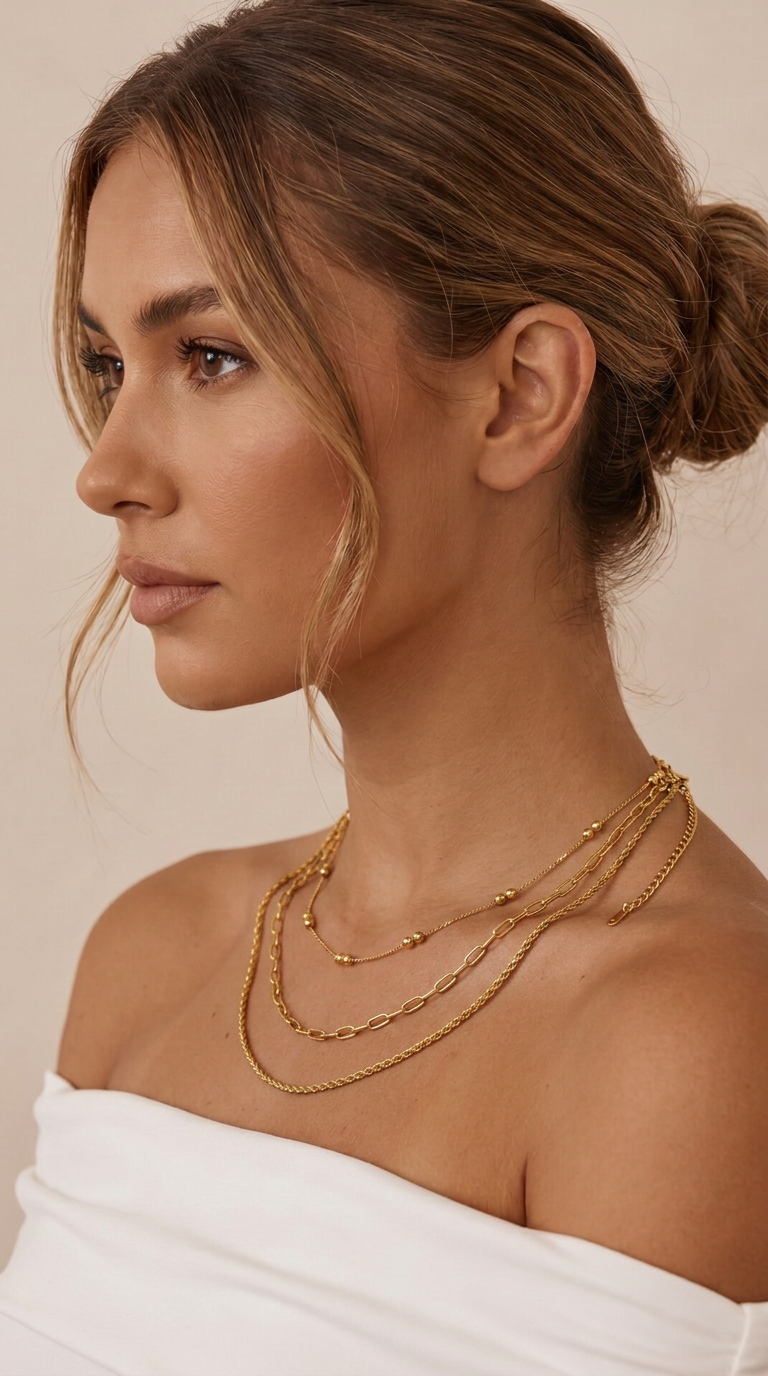 Golden Boho x 3 chain