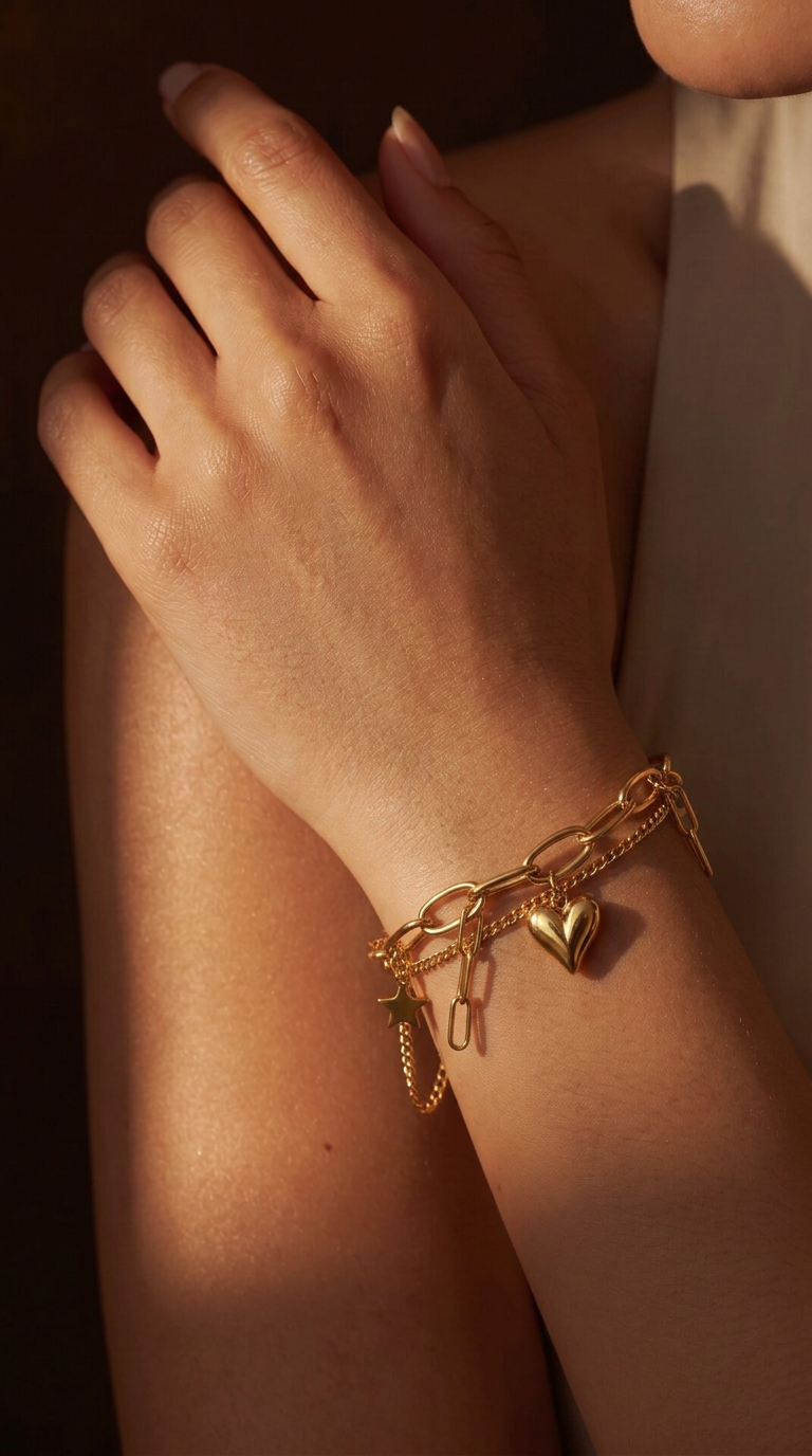 Hearts and Stars bracelet