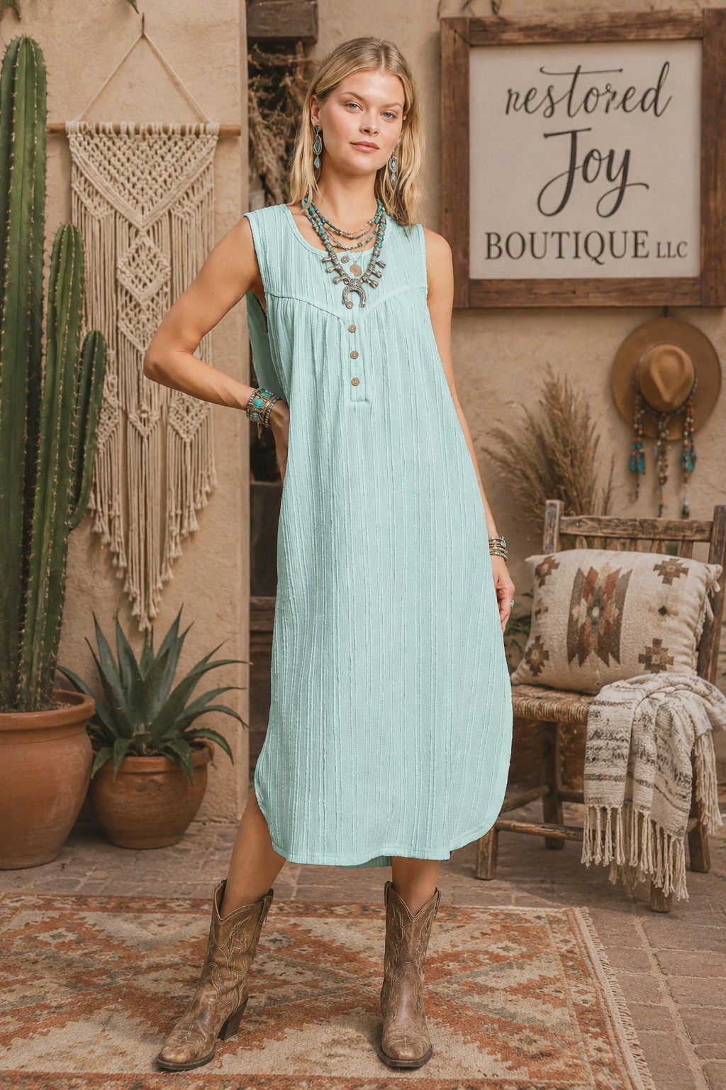 The Mint Grace Dress