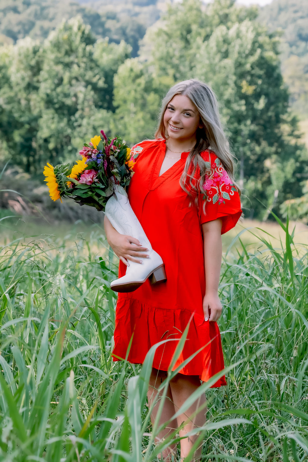 The Wildflower Ember Dress