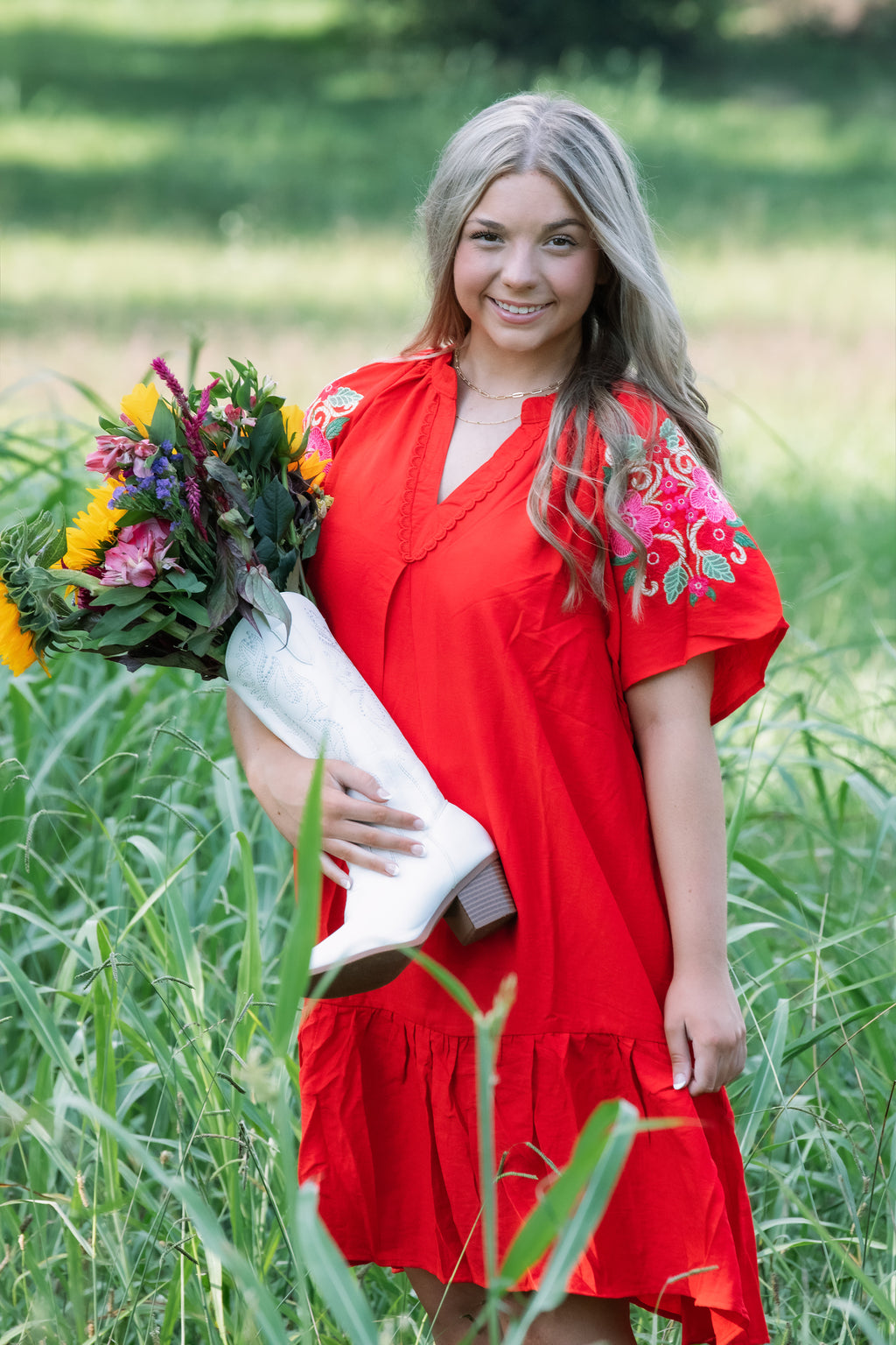 The Wildflower Ember Dress