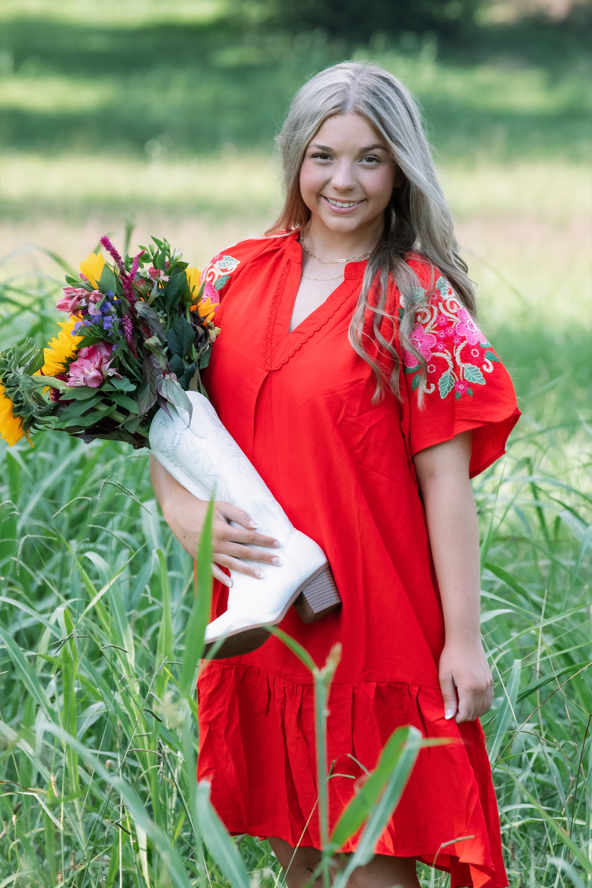 The Wildflower Ember Dress